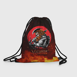 Мешок для обуви Valheim огненный викинг