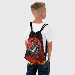 Рюкзак-мешок Valheim огненный викинг, цвет: 3D-принт — фото 2