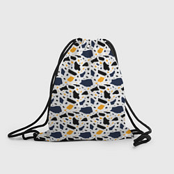 Рюкзак-мешок Итальянский Узор Терраццо, цвет: 3D-принт