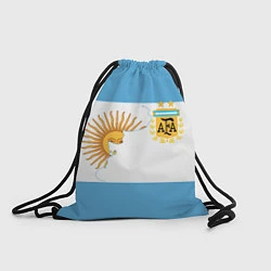 Рюкзак-мешок Сборная Аргентины, цвет: 3D-принт