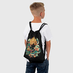 Рюкзак-мешок Dragon Ball Retro Style, цвет: 3D-принт — фото 2