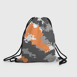Рюкзак-мешок Камуфляж огненный, цвет: 3D-принт
