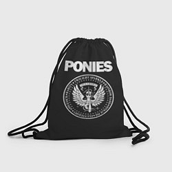 Рюкзак-мешок Pony x Ramones, цвет: 3D-принт