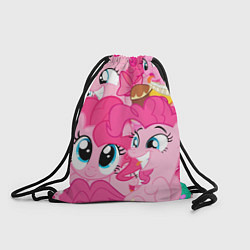 Рюкзак-мешок Pinkie Pie pattern, цвет: 3D-принт
