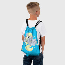 Рюкзак-мешок Пони в звёздном небе, цвет: 3D-принт — фото 2