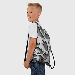 Рюкзак-мешок Монохромный узор, цвет: 3D-принт — фото 2