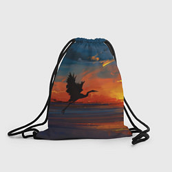 Рюкзак-мешок Прибрежный закат, цвет: 3D-принт