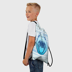 Рюкзак-мешок Акула, цвет: 3D-принт — фото 2
