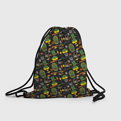 Рюкзак-мешок Время порыбачить, цвет: 3D-принт