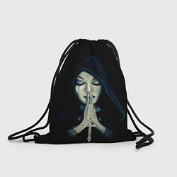 Рюкзак-мешок Монашка с крестом, цвет: 3D-принт