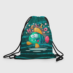 Рюкзак-мешок Рыбка Hello, цвет: 3D-принт