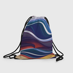Рюкзак-мешок Colored lines, цвет: 3D-принт