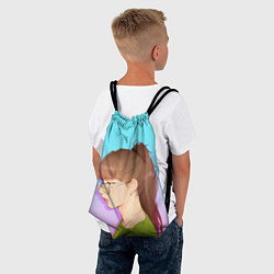 Рюкзак-мешок Lalalalisa, цвет: 3D-принт — фото 2