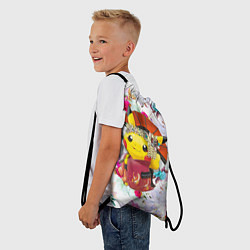 Рюкзак-мешок Пикачу - Гейша, цвет: 3D-принт — фото 2