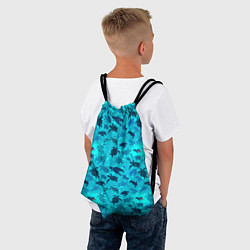 Рюкзак-мешок Черепашки, цвет: 3D-принт — фото 2