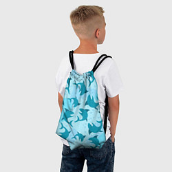 Рюкзак-мешок Акулы, цвет: 3D-принт — фото 2