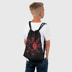 Рюкзак-мешок Maneskin Logo, цвет: 3D-принт — фото 2