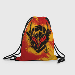 Рюкзак-мешок БЕРСЕРК маска и лого, цвет: 3D-принт