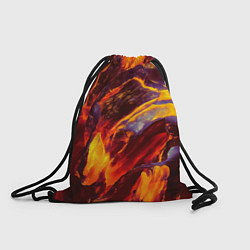 Рюкзак-мешок ОГНЕННЫЙ ГРАНЖ FIRE GRUNGE Z, цвет: 3D-принт