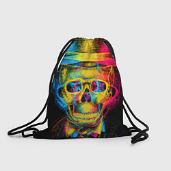 Рюкзак-мешок Череп-анаглиф, цвет: 3D-принт