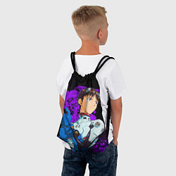 Рюкзак-мешок ЕВАНГЕЛИОН, цвет: 3D-принт — фото 2