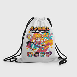 Рюкзак-мешок Sailor Meow, цвет: 3D-принт