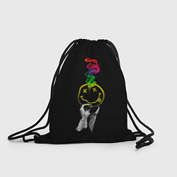 Рюкзак-мешок Нирвана смайл, цвет: 3D-принт