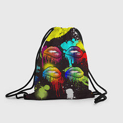 Рюкзак-мешок Красочные кубы, цвет: 3D-принт