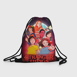 Рюкзак-мешок Очень Странные Дела Арт, цвет: 3D-принт