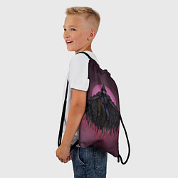 Рюкзак-мешок Ворон охотник, цвет: 3D-принт — фото 2