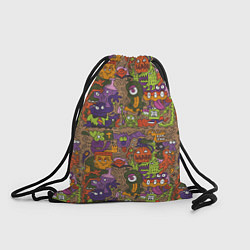 Рюкзак-мешок Монсты, цвет: 3D-принт