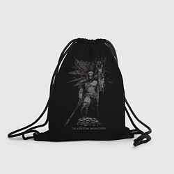 Рюкзак-мешок Серебряный для монстров, цвет: 3D-принт