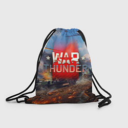 Рюкзак-мешок WAR THUNDER ВАР ТАНДЕР, цвет: 3D-принт