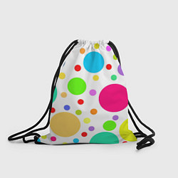 Рюкзак-мешок Polka dot, цвет: 3D-принт