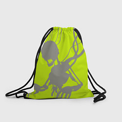 Рюкзак-мешок Силуэт злого духа, цвет: 3D-принт