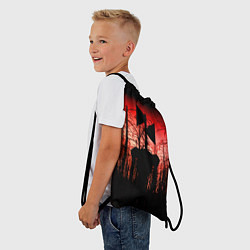 Рюкзак-мешок Сиреноголовый Кровавый Лес, цвет: 3D-принт — фото 2