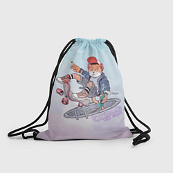 Рюкзак-мешок Skateboard, цвет: 3D-принт