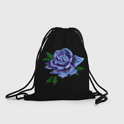 Рюкзак-мешок Сапфировая роза, цвет: 3D-принт