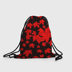Рюкзак-мешок Осенние листья, цвет: 3D-принт