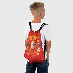 Рюкзак-мешок Спортзал Синнабара, цвет: 3D-принт — фото 2