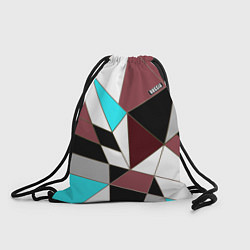 Рюкзак-мешок Геометрический узор, цвет: 3D-принт