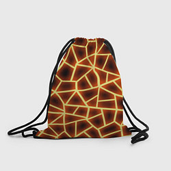 Рюкзак-мешок Огненная геометрия, цвет: 3D-принт