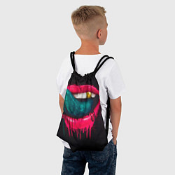 Рюкзак-мешок Ядовитый поцелуй, цвет: 3D-принт — фото 2