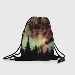 Рюкзак-мешок СТРАШНЫЙ ЛЕС, цвет: 3D-принт