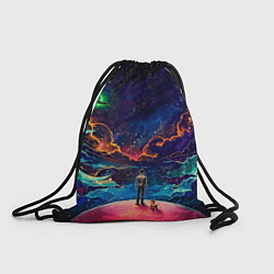 Рюкзак-мешок Глубокий космос, цвет: 3D-принт