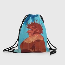 Рюкзак-мешок Attack on Titan, цвет: 3D-принт