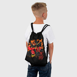 Рюкзак-мешок Японский Лемми, цвет: 3D-принт — фото 2
