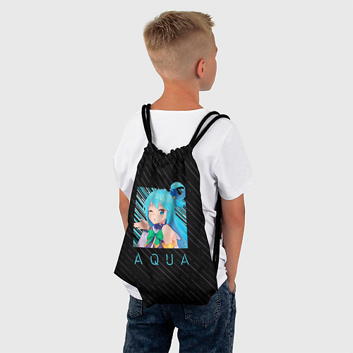 Мешок для обуви Аква Aqua Коносуба KonoSuba / 3D-принт – фото 4