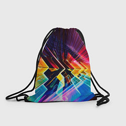 Рюкзак-мешок Цифровая радуга, цвет: 3D-принт