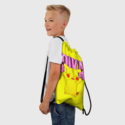 Рюкзак-мешок ПИКАЧУ PIKACHU, цвет: 3D-принт — фото 2
